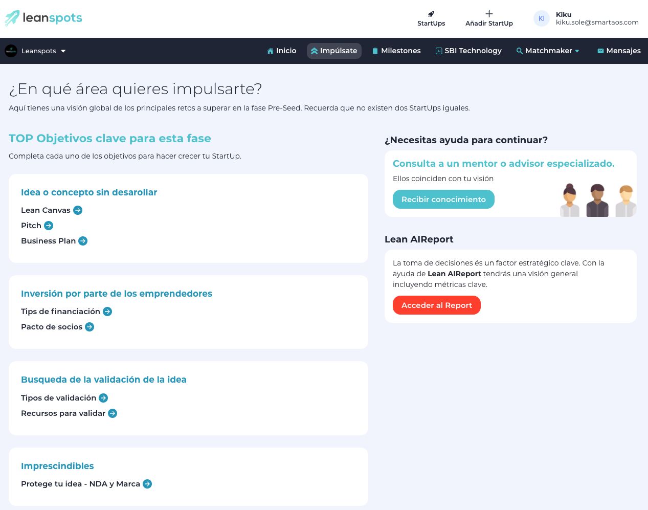 Impúlsate con nuestro roadmap